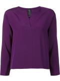 slash neck blouse