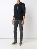 distressed low rise jeans