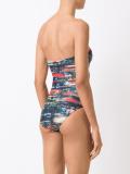 abstract print swimsuit
