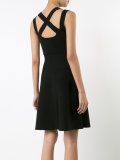 cross-back skater dress