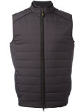 high neck gilet