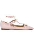 'Rockstud'平底鞋