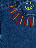 Nina rainbow embroidered jeans