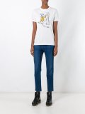 ski print T-shirt