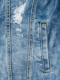 distressed denim jacket