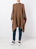 classic knit poncho