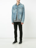 bleached denim jacket