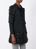 press stud detail coat 