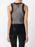 fishnet tank top