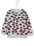 speech bubble print sweatshirt