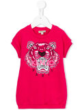 embroidered logo sweatshirt dress 
