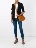 perforated detail crossbody bag