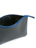 top zip clutch