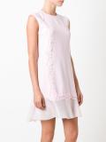 embroidered flared dress