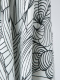 graphic print skirt