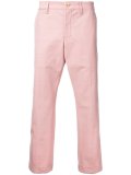 square pattern trousers