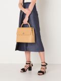 quilted trapeze tote 