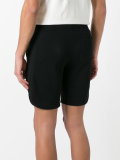 skull print track shorts