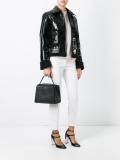 flap closure tote bag