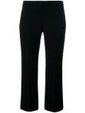 flared cropped trousers