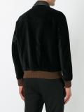 zipped bomber jacket 