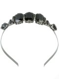 crystal embellished metallic headband