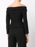off-the-shoulder blazer