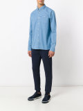 button-down denim shirt