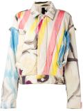 abstract print jacket