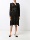 printed peasant dress