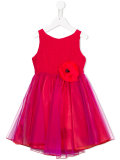 flower corsage tulle dress