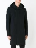 hooded coat