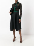 lace trim dress