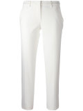 slim-fit cropped trousers