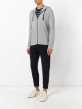 zipped hoodie
