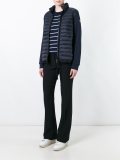 grosgrain trim padded jacket