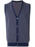 sleeveless cardigan