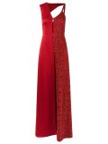 asymmetric gown