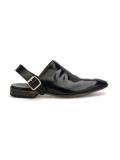 buckled sling-back sandals