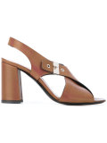 chunky high-heel sandals