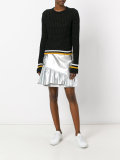 asymmetric frill skirt