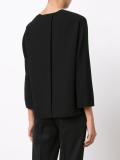 round neck boxy blouse