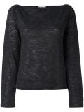 boat neck knitted top  