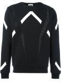 graphic applique sweatshirt