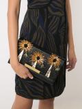 floral detail clutch