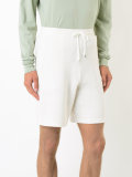 woven track shorts
