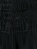 pleated A-line skirt