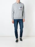logo print hoodie