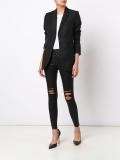 distressed skinny jeans