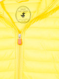 zipped padded coat 
